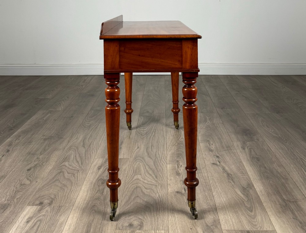 Antique 19th Century Writing Table / Side Table In Mahogany View VII