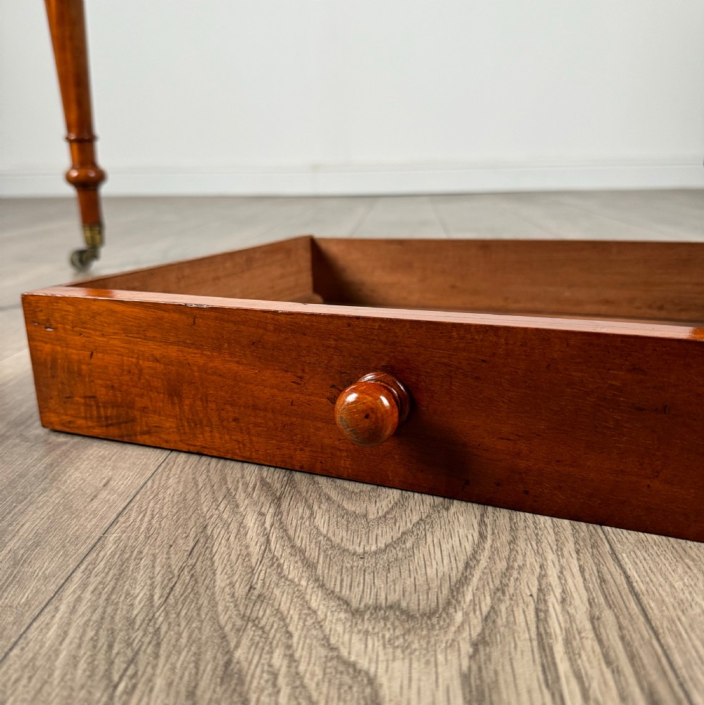 Antique 19th Century Writing Table / Side Table In Mahogany View XI