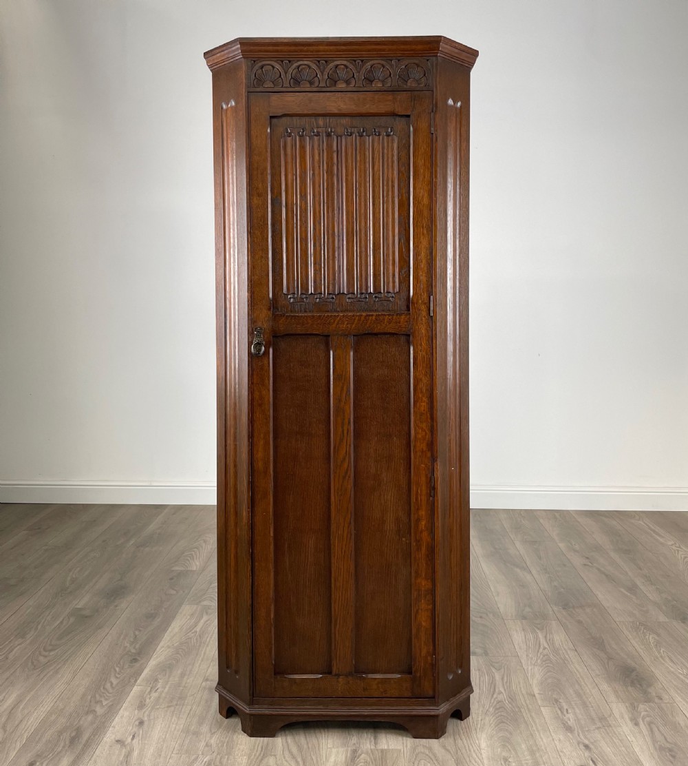 Antique 20th Century Wardrobe In Oak