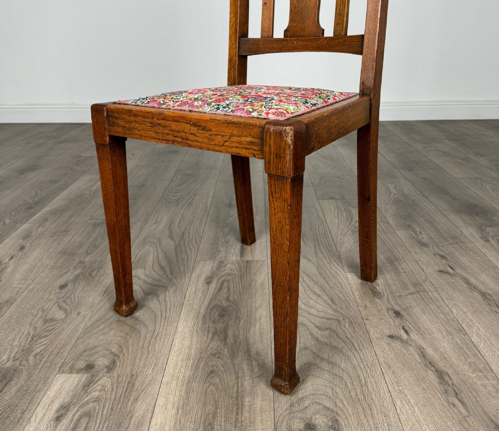 Antique 20th Century Set Of 6 Art Nouveau Style Dining Chairs View IV