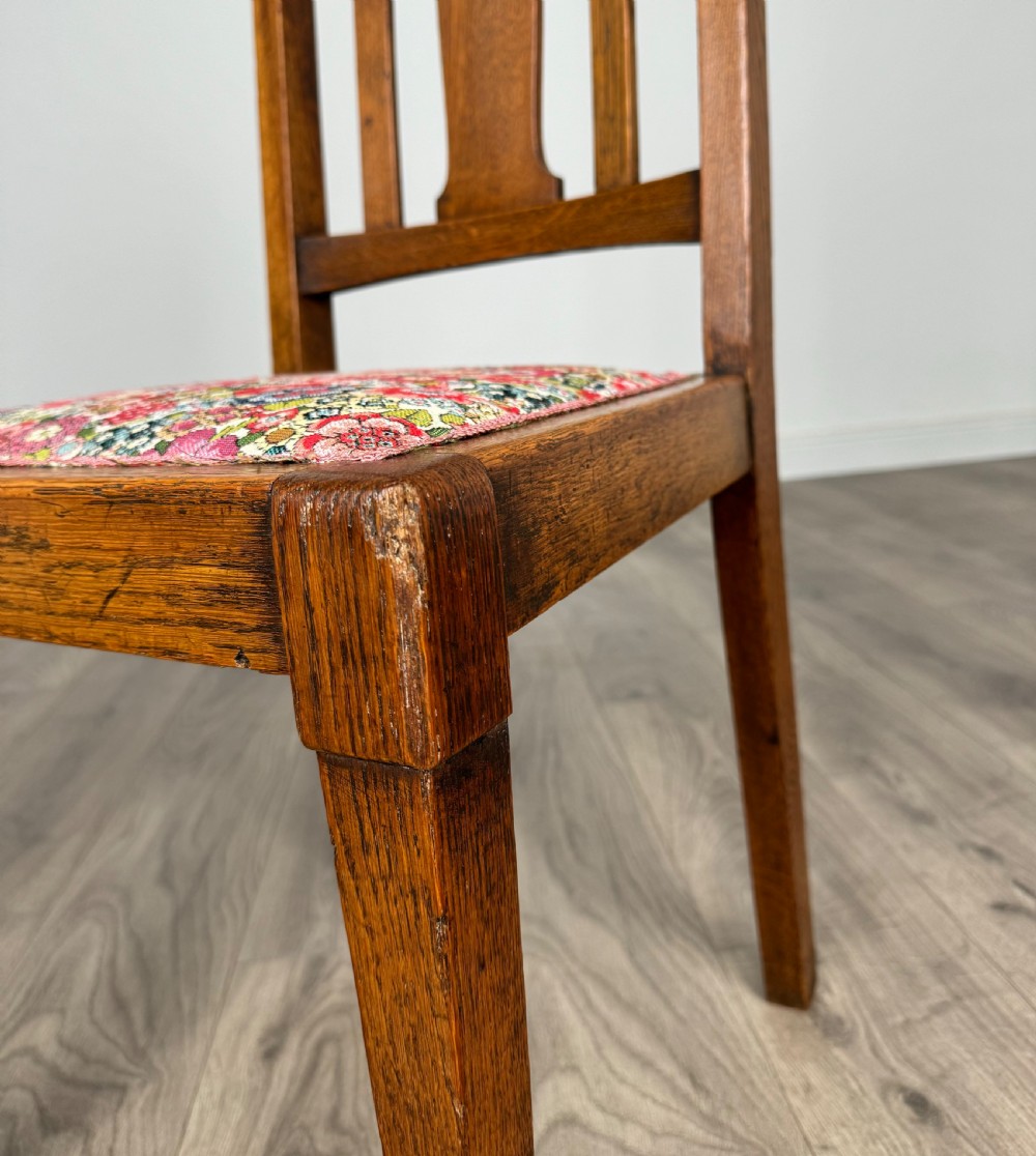 Antique 20th Century Set Of 6 Art Nouveau Style Dining Chairs View V