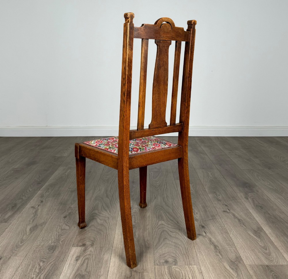 Antique 20th Century Set Of 6 Art Nouveau Style Dining Chairs View VIII