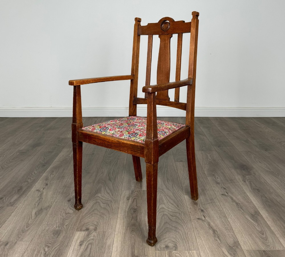 Antique 20th Century Set Of 6 Art Nouveau Style Dining Chairs View IX