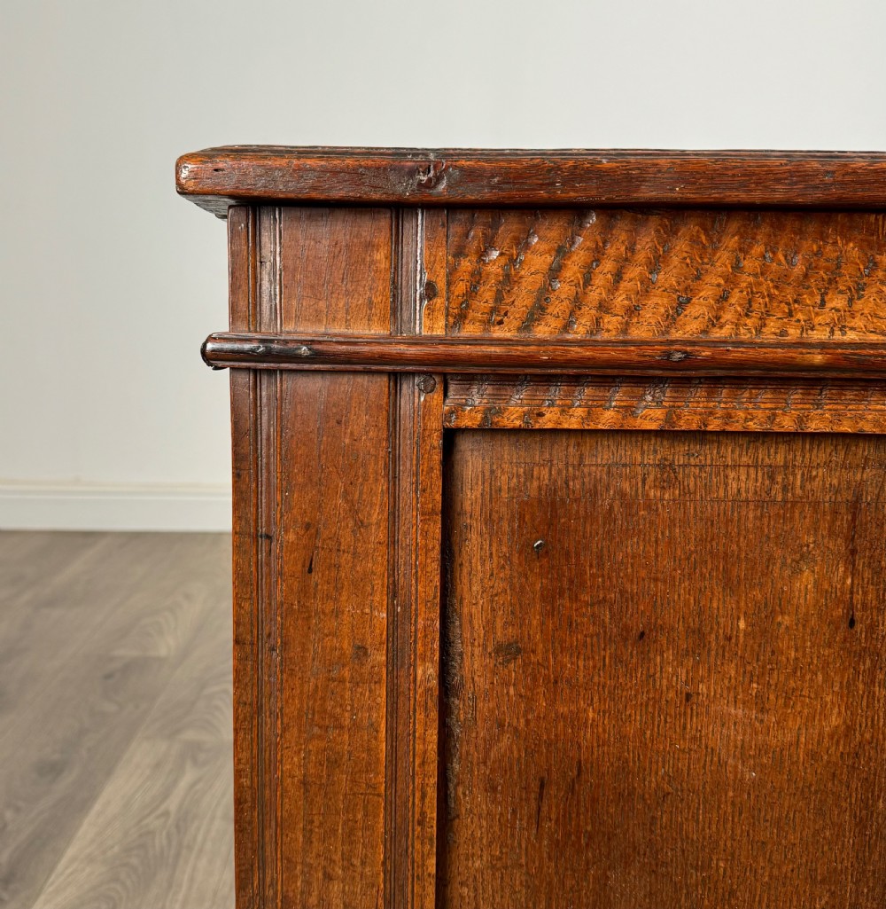 Antique 18th Century Coffer / Blanket Box In Oak View X