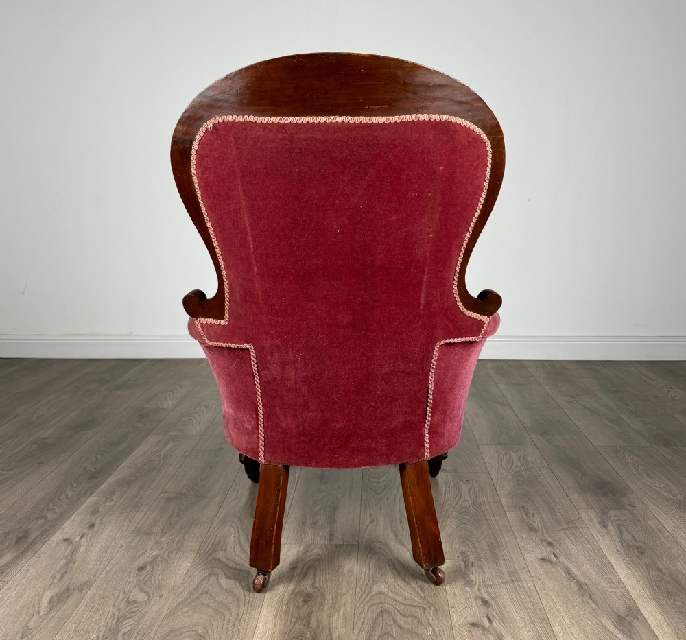 Antique 19th Century Pair Of Armchairs In Mahogany View V