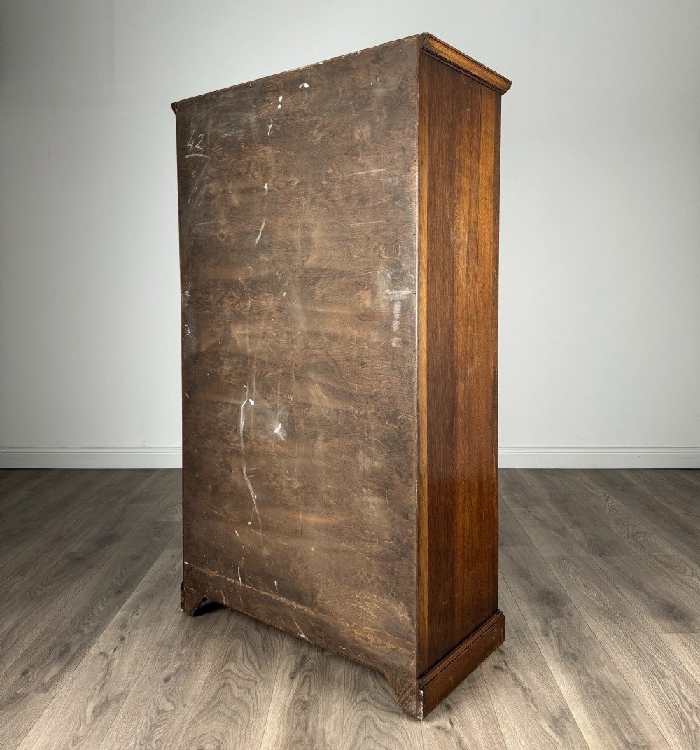 Antique 20th Century Wardrobe In Oak View VII