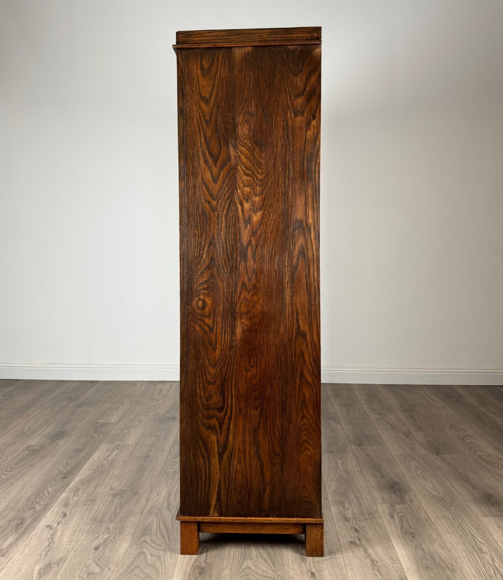 Antique 20th Century Carved Oak Wardrobe View IV