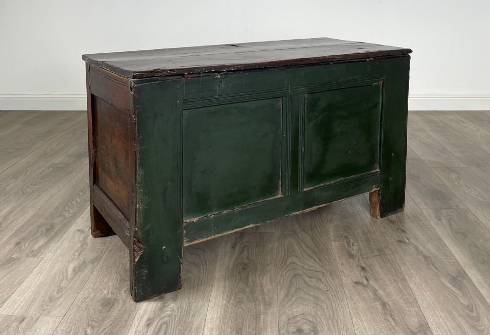Antique Fine Quality 18th Century Coffer / Blanket Box In Oak View IV