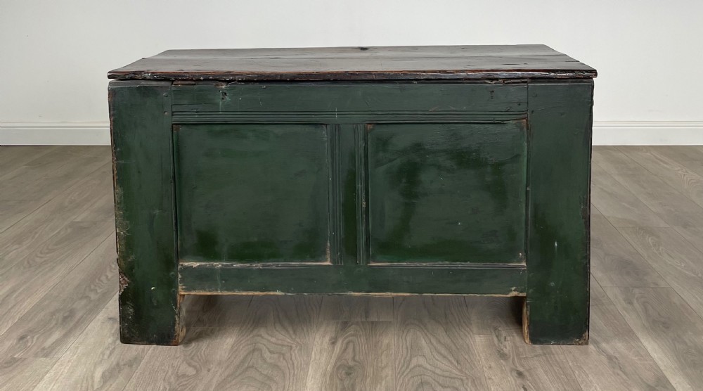Antique Fine Quality 18th Century Coffer / Blanket Box In Oak View V