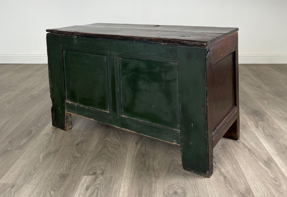Antique Fine Quality 18th Century Coffer / Blanket Box In Oak View VI