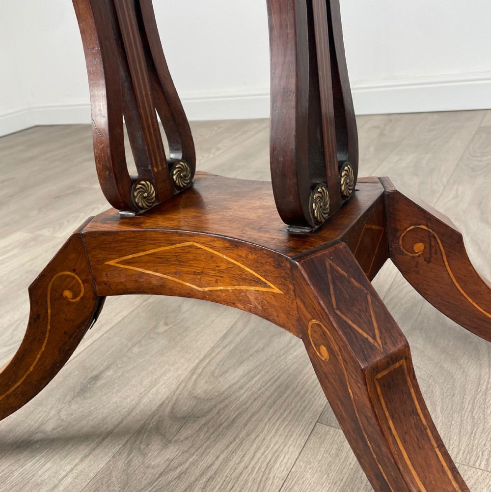 Antique 19th Century Card Table In Rosewood View VIII