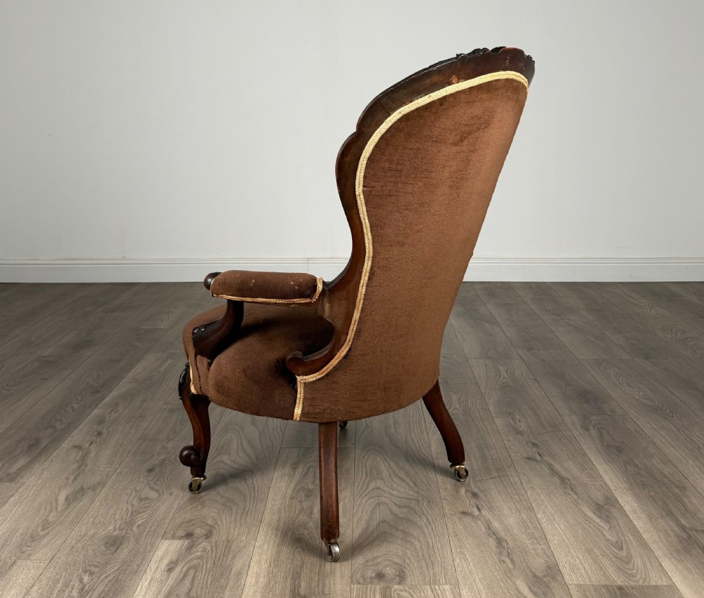 Antique Early 19th Century Armchair In Mahogany View III
