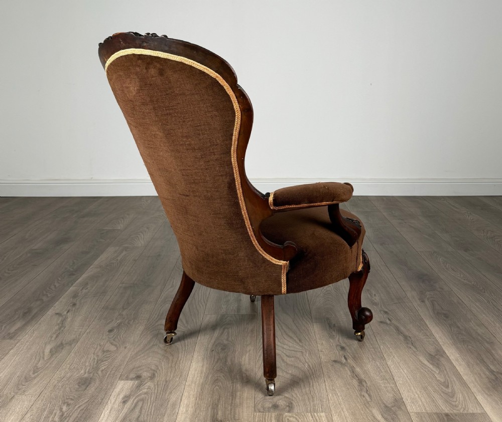 Antique Early 19th Century Armchair In Mahogany View V