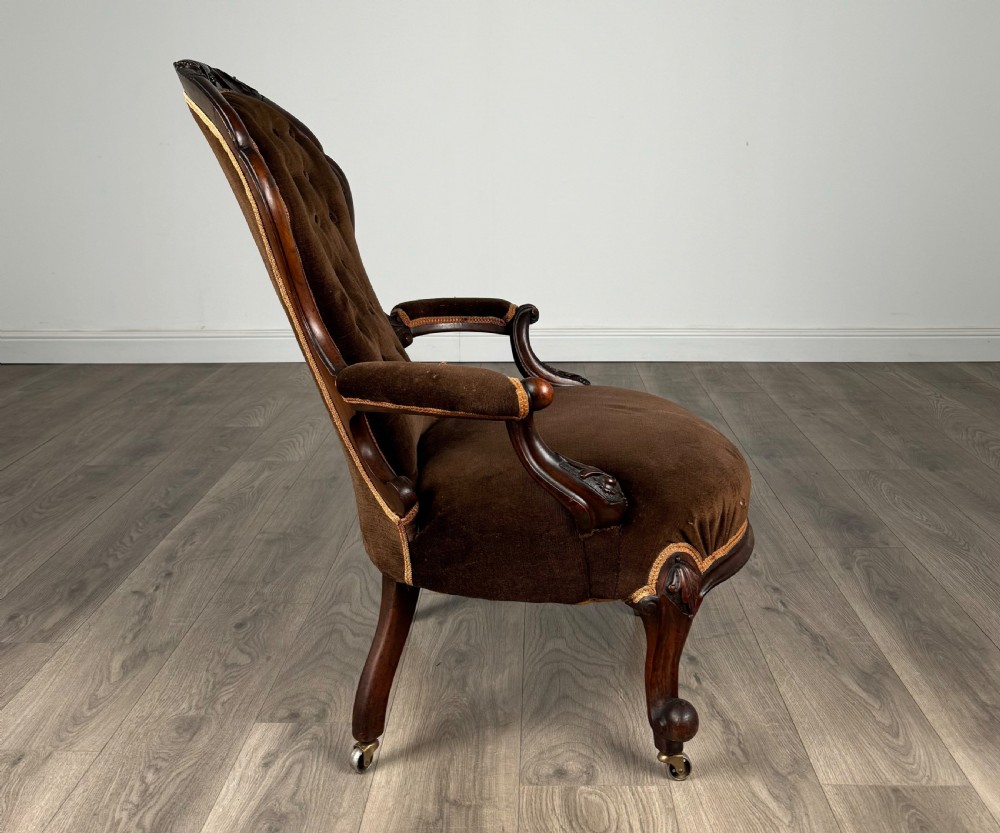 Antique Early 19th Century Armchair In Mahogany View VI