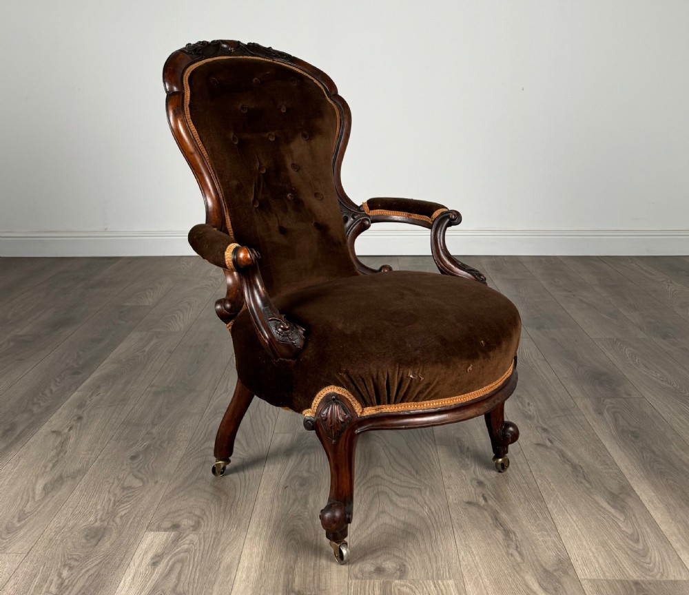 Antique Early 19th Century Armchair In Mahogany View VII