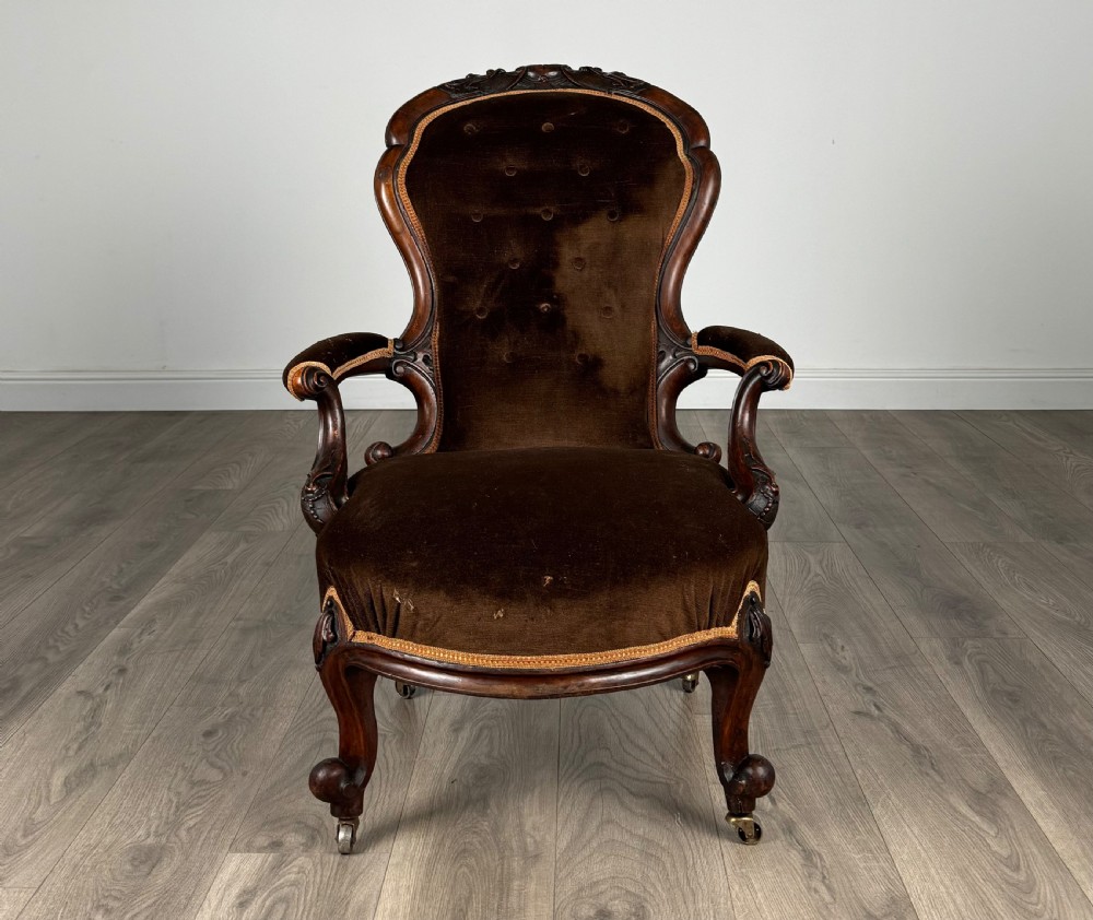 Antique Early 19th Century Armchair In Mahogany View VIII