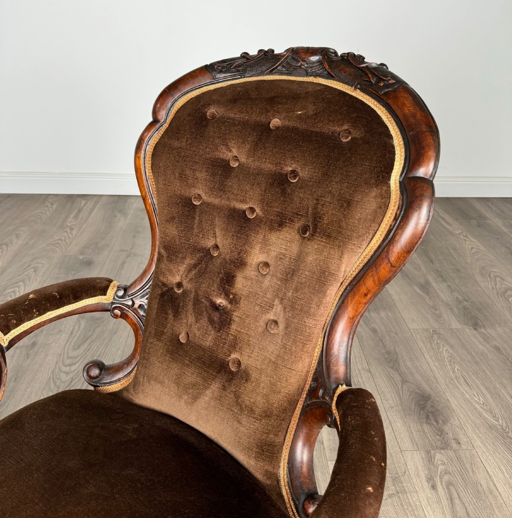 Antique Early 19th Century Armchair In Mahogany View IX
