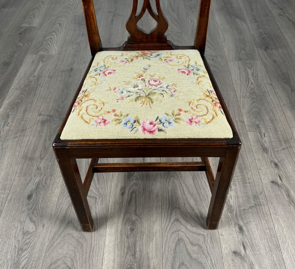 Antique 18th Century Set Of 6 Mahogany Dining Chairs View VI