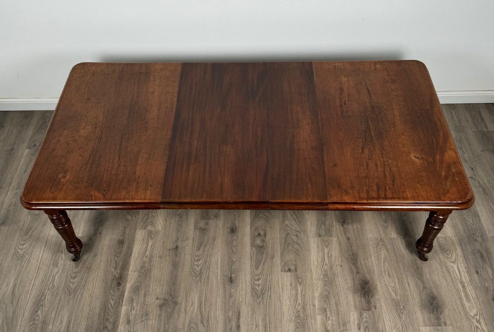 Antique Late 19th Century Large Mahogany Extending Dining Table View VI