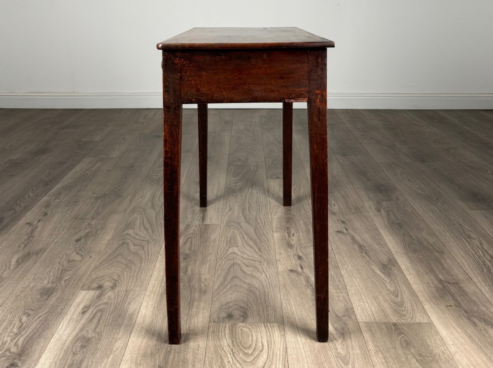Antique 18th Century Side Table / Writing Table In Mahogany View III
