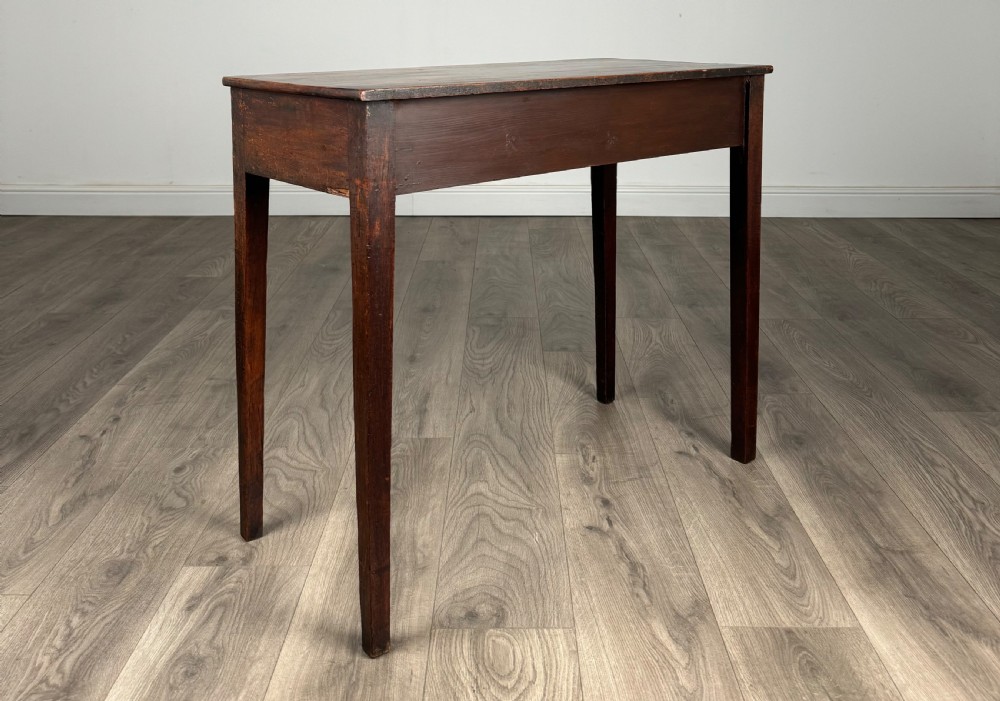 Antique 18th Century Side Table / Writing Table In Mahogany View IV