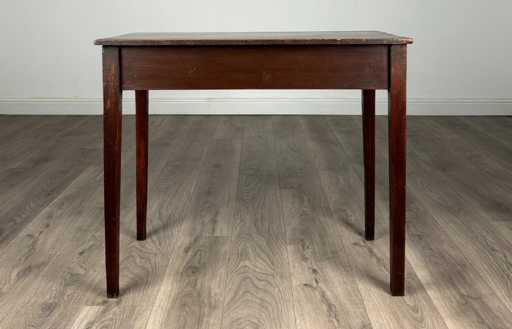 Antique 18th Century Side Table / Writing Table In Mahogany View V