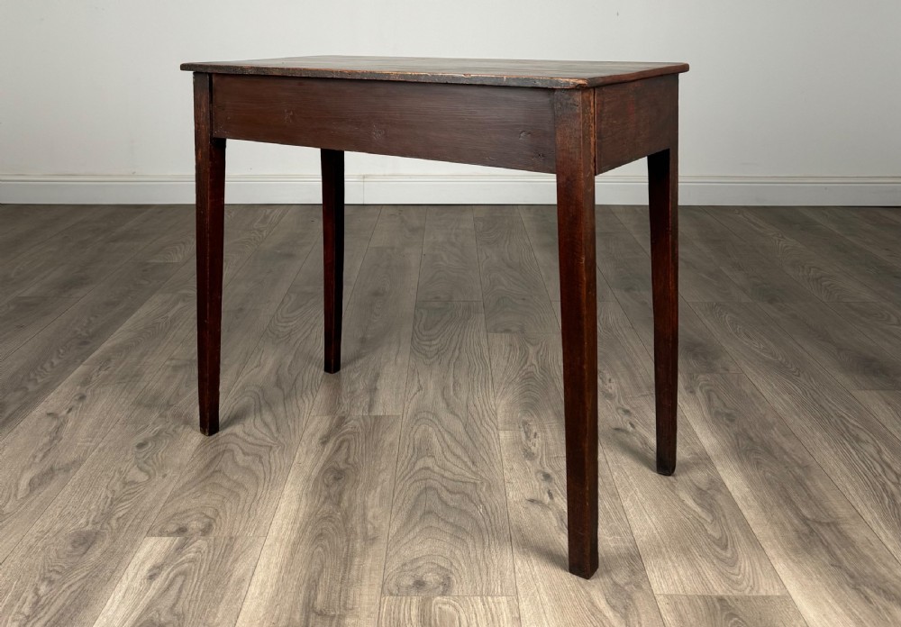 Antique 18th Century Side Table / Writing Table In Mahogany View VI