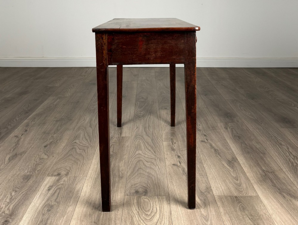 Antique 18th Century Side Table / Writing Table In Mahogany View VII