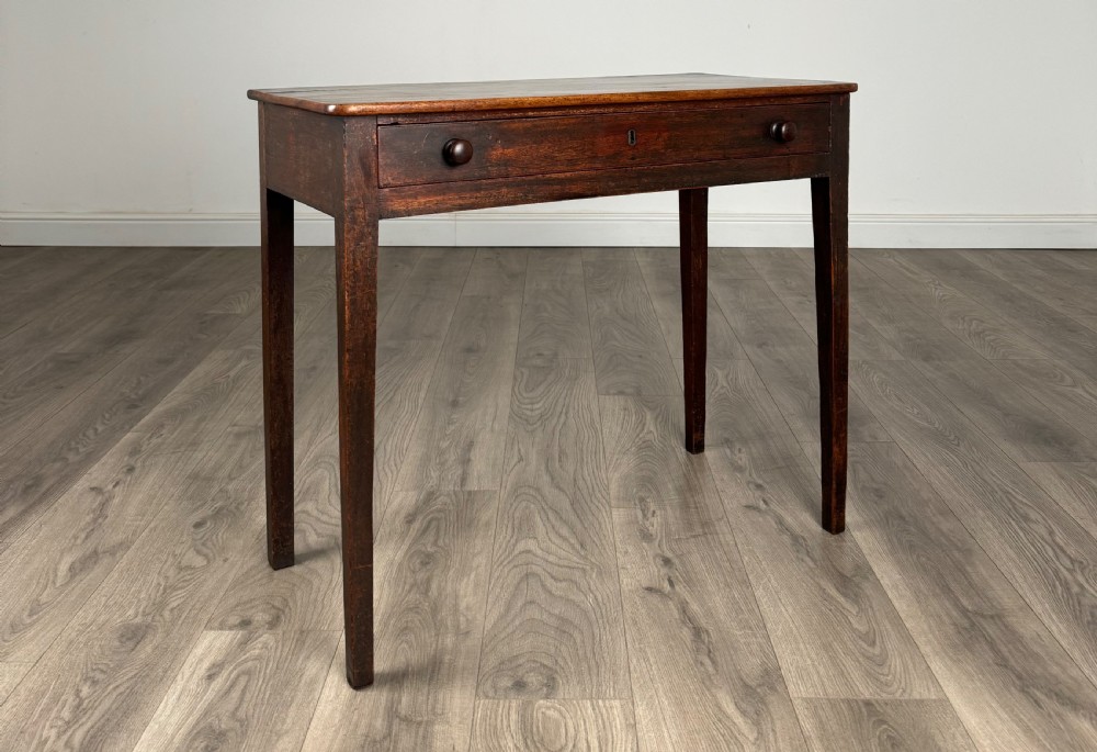 Antique 18th Century Side Table / Writing Table In Mahogany View VIII