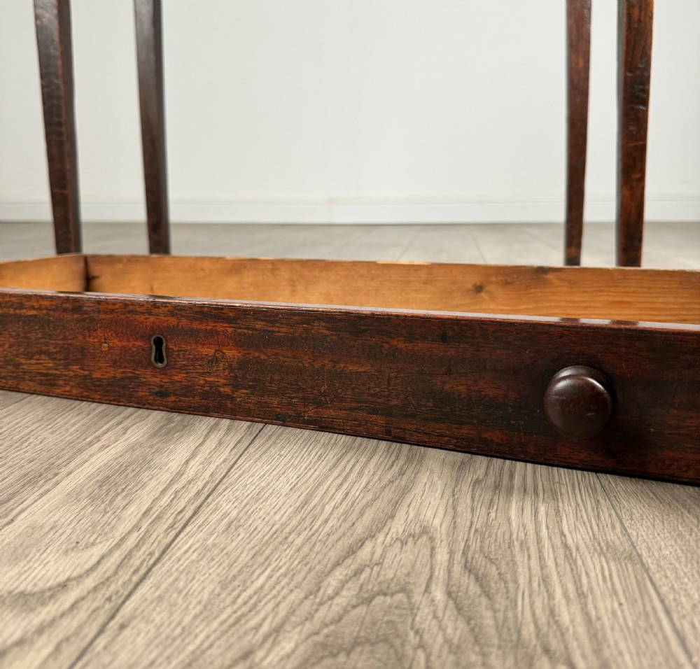Antique 18th Century Side Table / Writing Table In Mahogany View XI