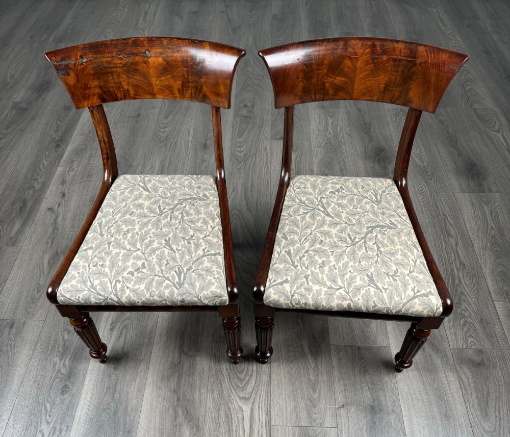Antique 18th Century Set Of 6 Mahogany Dining Chairs View X