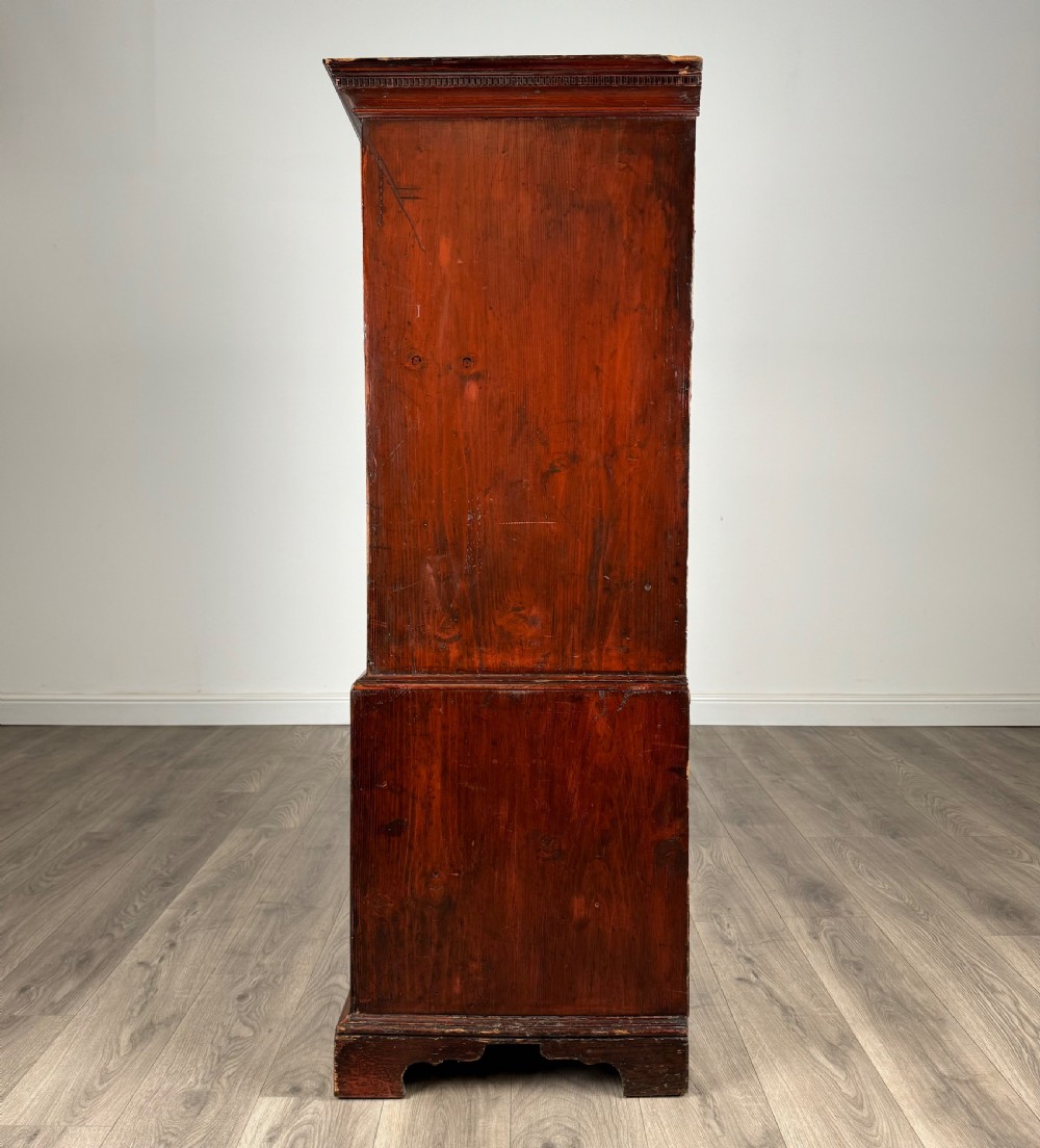 Antique Early 19th Century Chest On Chest In Mahogany View III