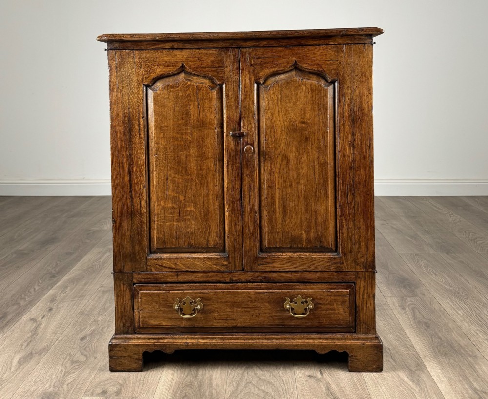 Antique 20th Century Fine Quality Cupboard In Oak