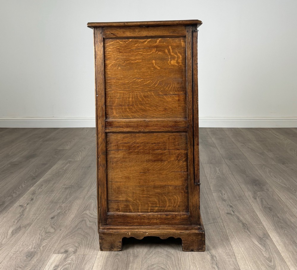 Antique 20th Century Fine Quality Cupboard In Oak View V