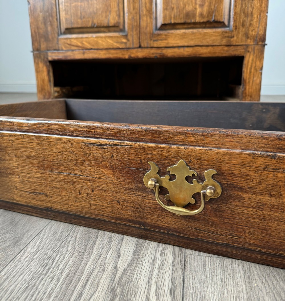 Antique 20th Century Fine Quality Cupboard In Oak View VII