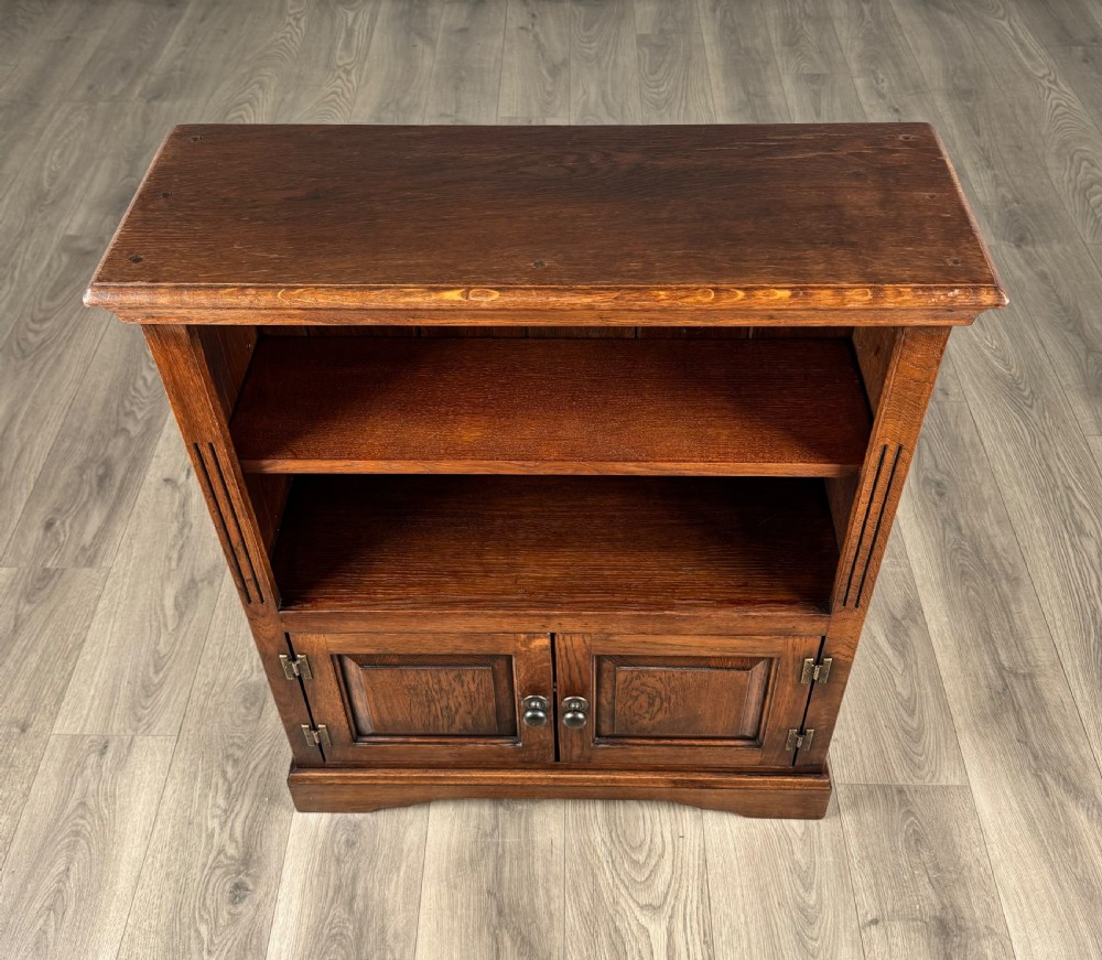 Antique 20th Century Bookcase Of Small Proportion In Oak View X