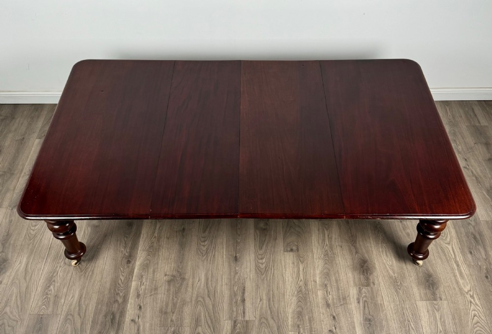 Antique Large 19th Century Dining Table In Mahogany View V