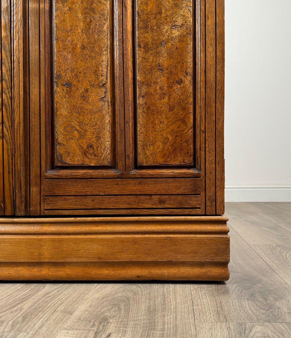 Antique 19th Century Quality Wardrobe In Oak View IX
