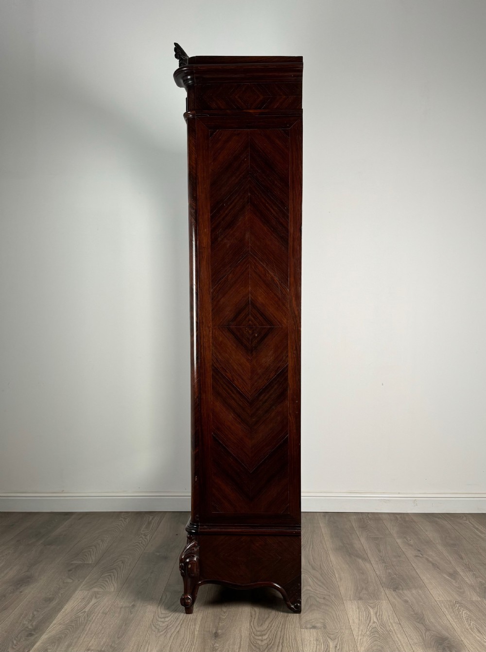 Antique 19th Century French Armoire In Rosewood View III