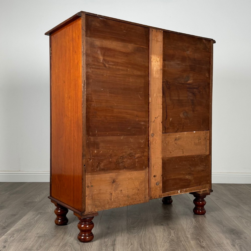  Antique 19th Century Dwarf Wardrobe In Mahogany View V