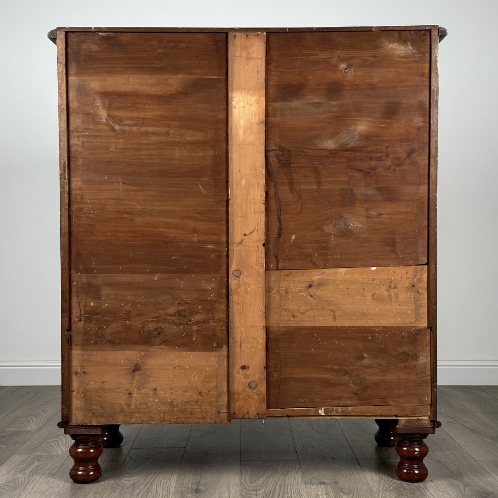  Antique 19th Century Dwarf Wardrobe In Mahogany View VI