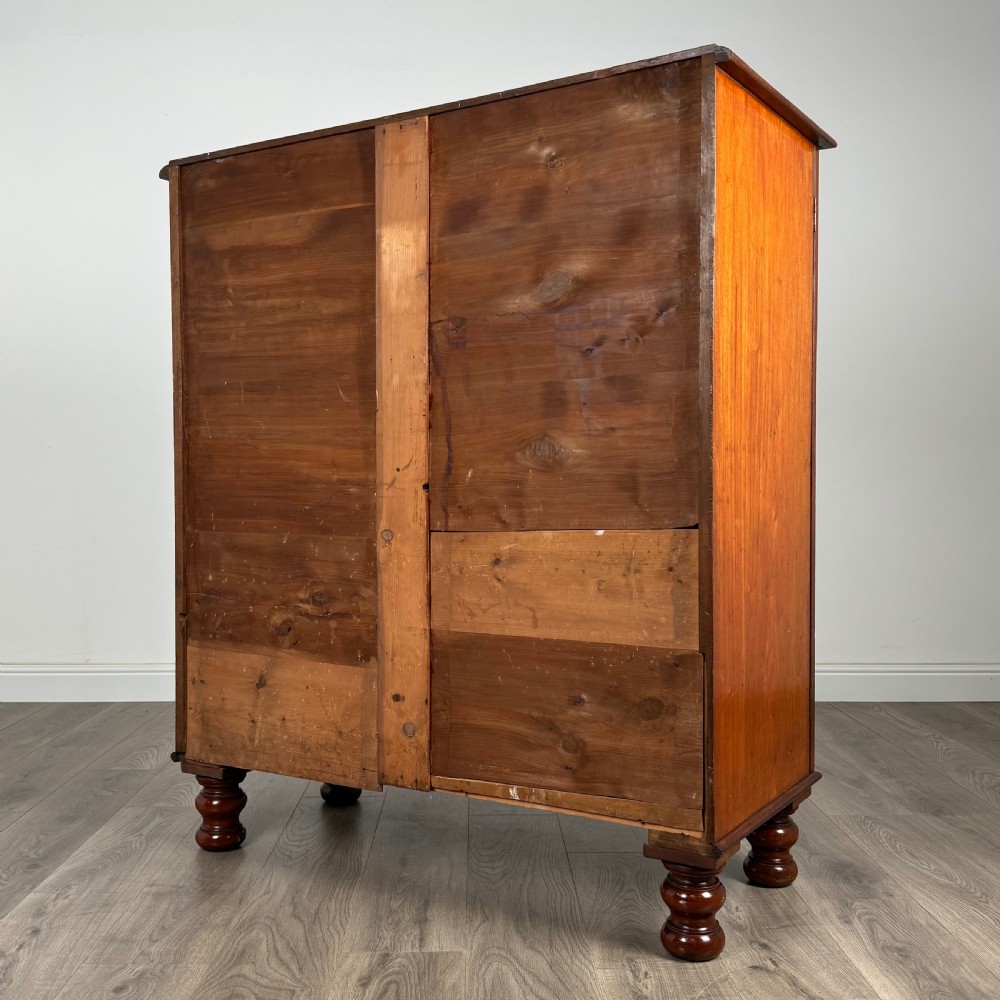  Antique 19th Century Dwarf Wardrobe In Mahogany View VII