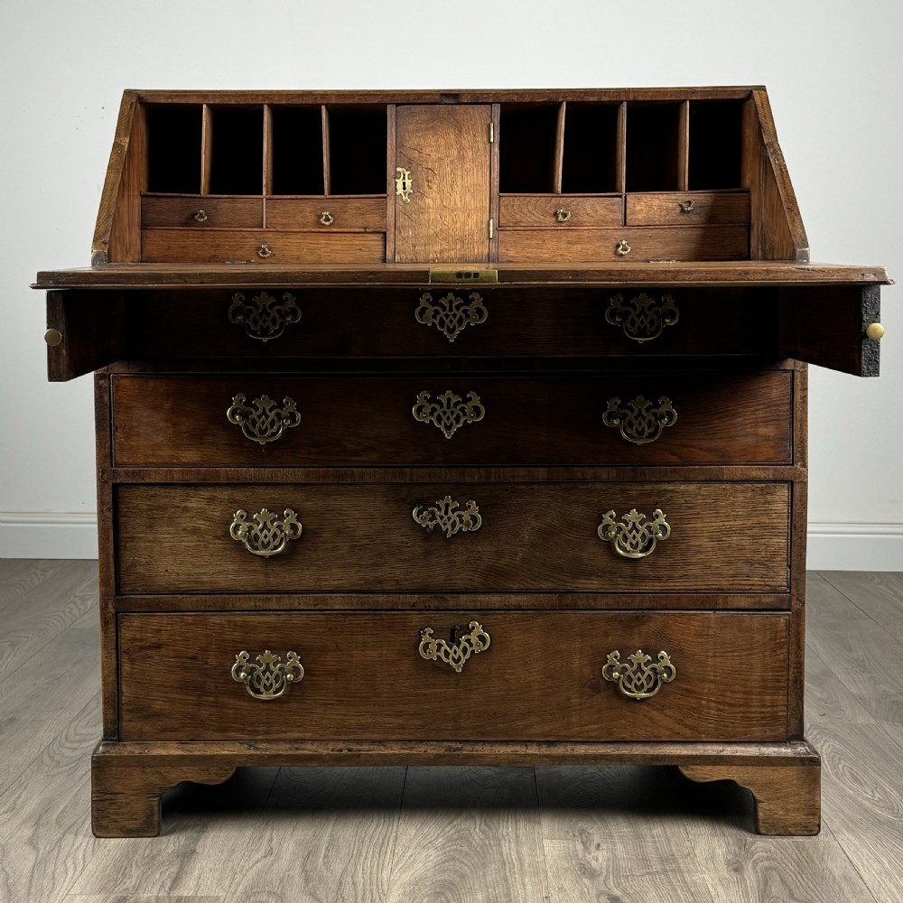 Antique 18th Century Bureau In Oak 
 View II