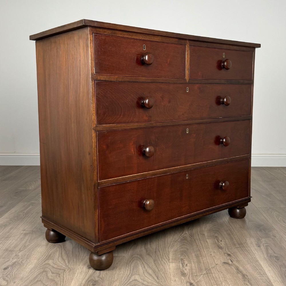 Antique 19th Century Chest Of Drawers In Mahogany  View VIII