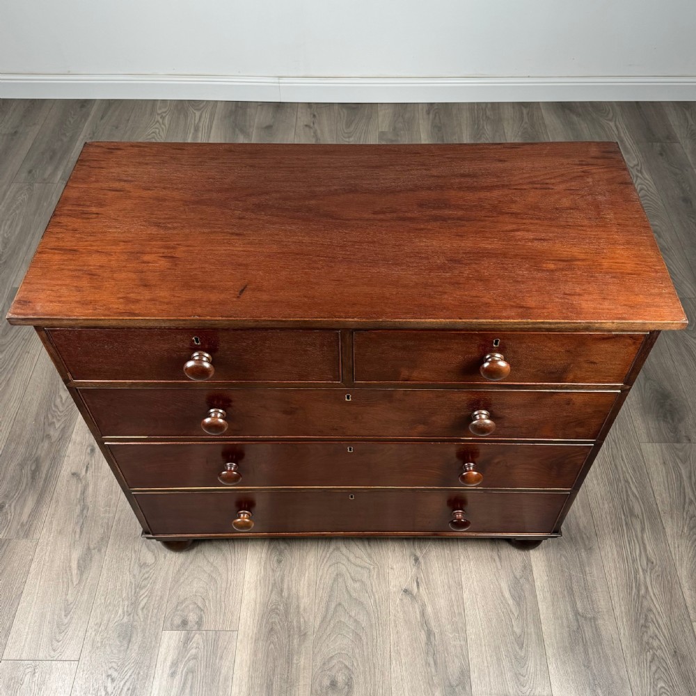 Antique 19th Century Chest Of Drawers In Mahogany  View IX