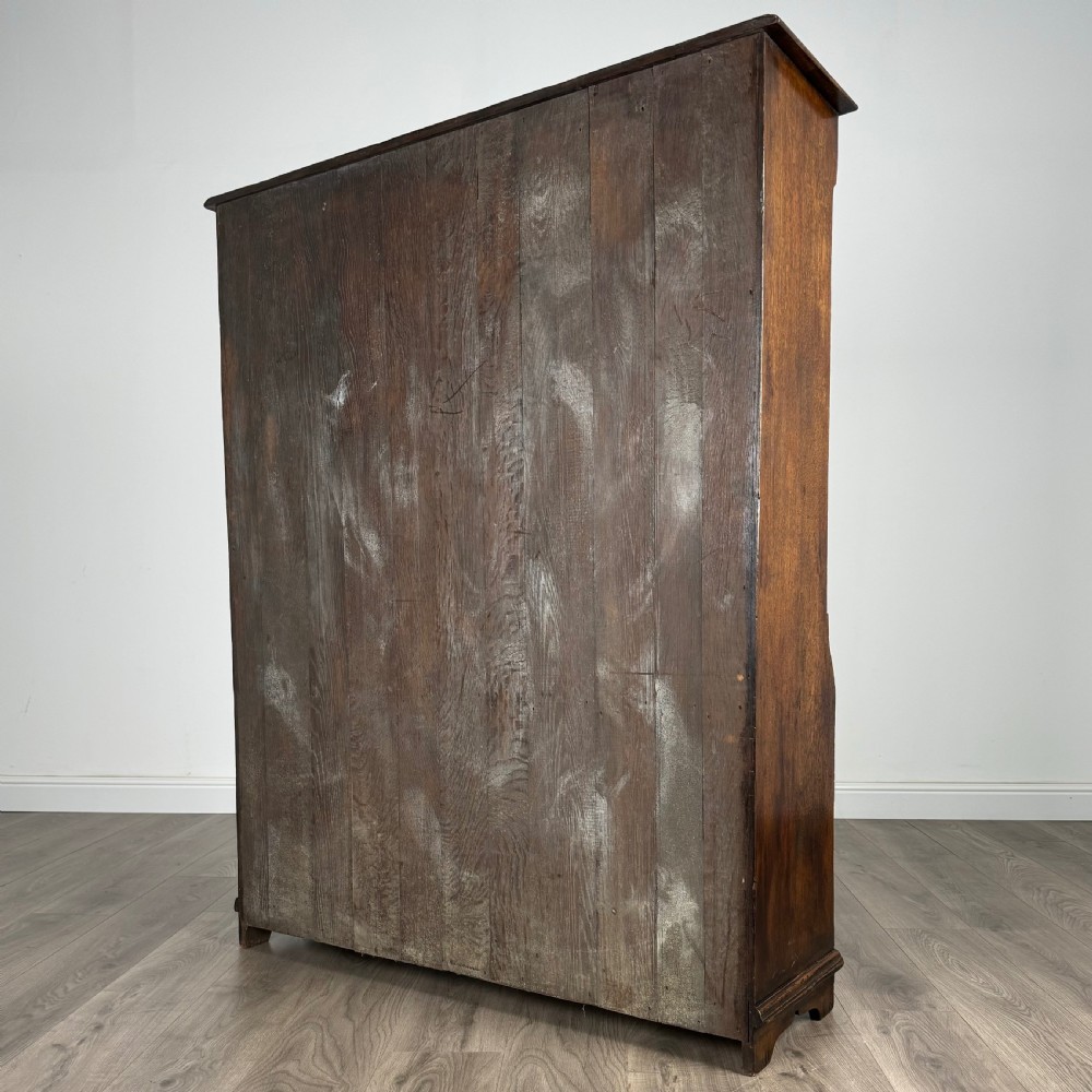 Antique 20th Century Carved Oak Bookcase 
 View VII