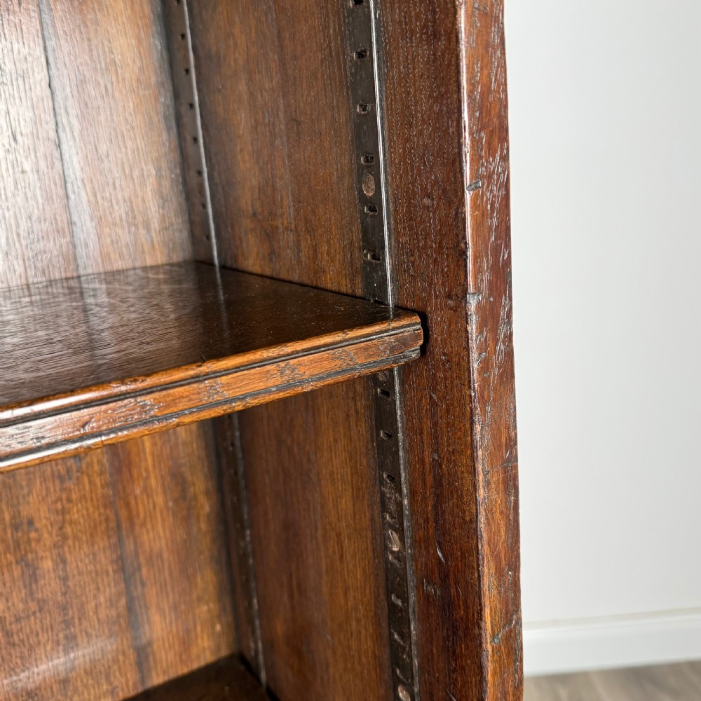 Antique 20th Century Carved Oak Bookcase 
 View XII