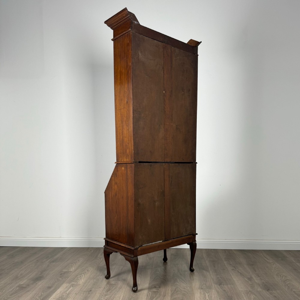 Antique 20th Century Bureau Bookcase In Oak View V