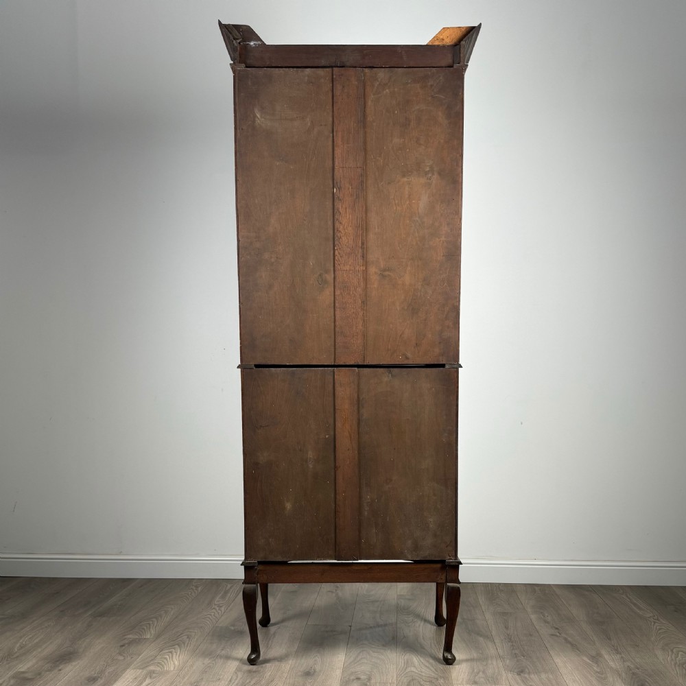 Antique 20th Century Bureau Bookcase In Oak View VI