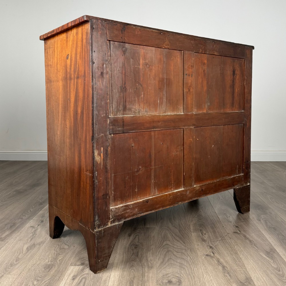  Antique 18th Century Bow Front Chest Of Drawers View IV